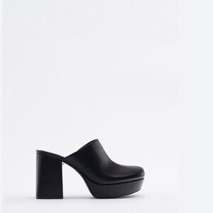 Zara Platform Mule Heels